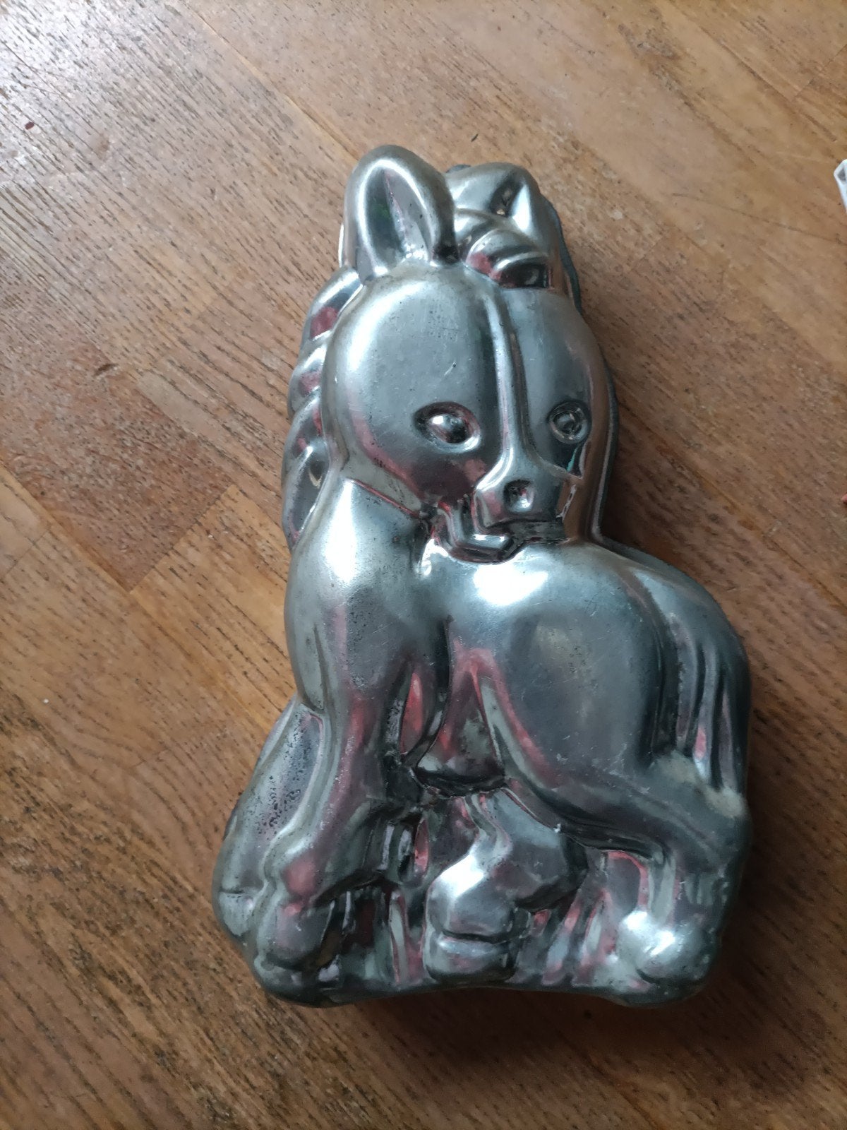 Vintage metalen bakvormen - dierenfiguren, Ophalen of Verzenden, Gebruikt, Aluminium, Overige typen