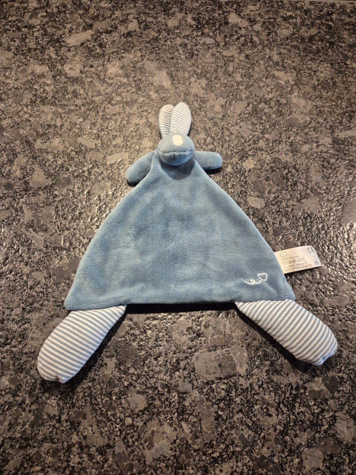 Kruidvat - Knuffeldoekje Konijn blauw met wit, Kinderen en Baby's, Speelgoed | Knuffels en Pluche, Ophalen of Verzenden, Nieuw