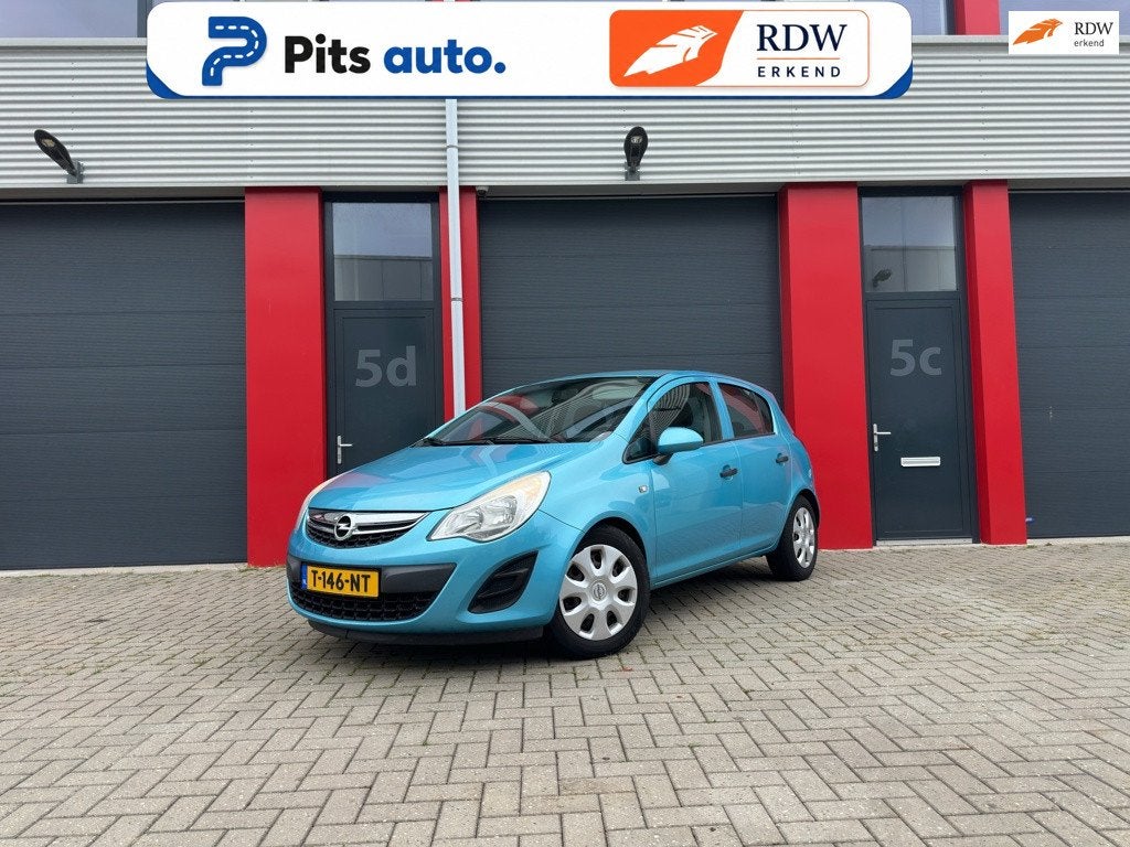 Opel Corsa 1.2-16V Selection Airco , goed onderhouden, Auto's, Voorwielaandrijving, Euro 5, Gebruikt, Blauw
