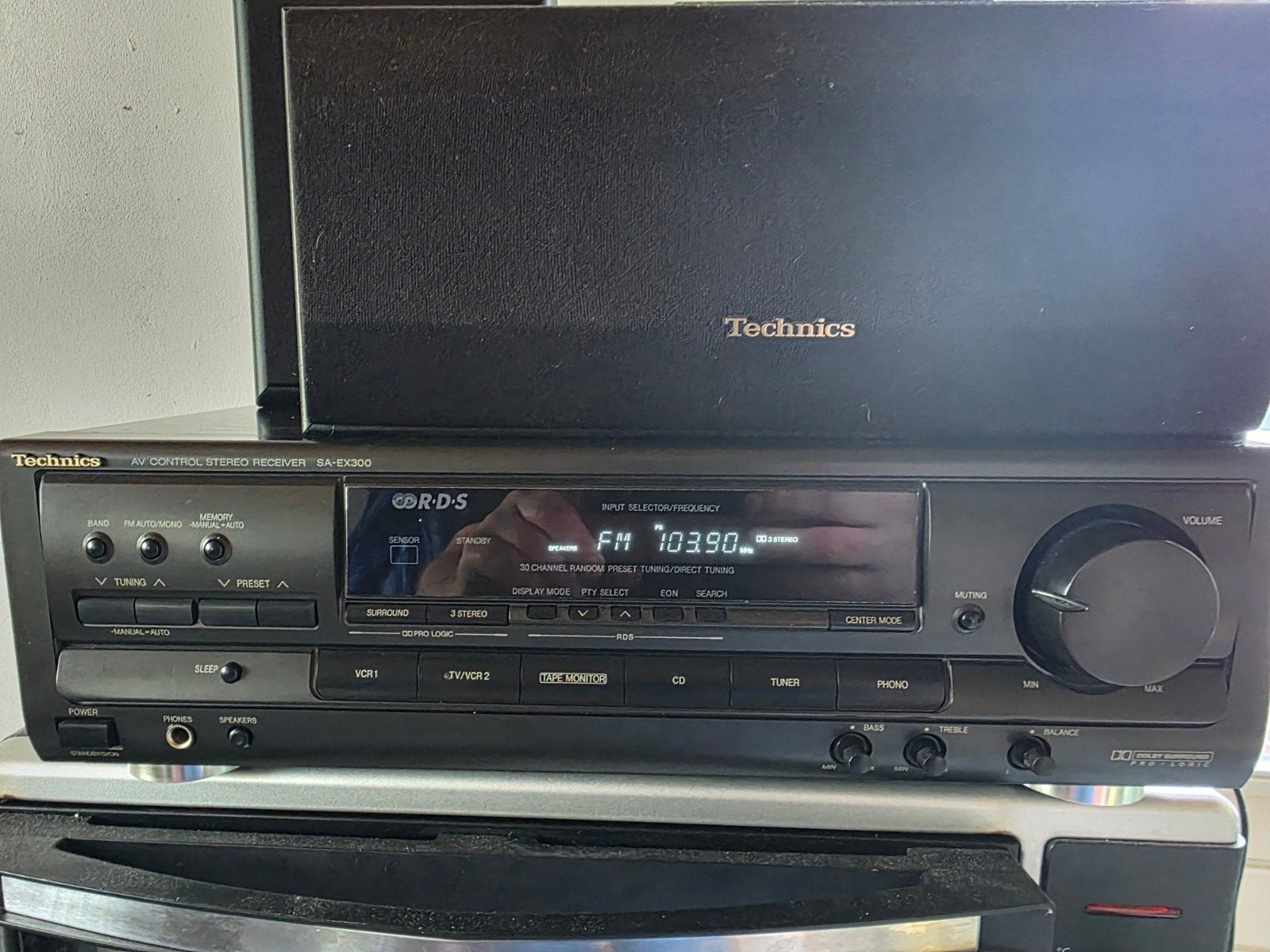 Technics SA-EX300 AV Control Stereo Receiver, Gebruikt, 60 tot 120 watt, Stereo, Ophalen