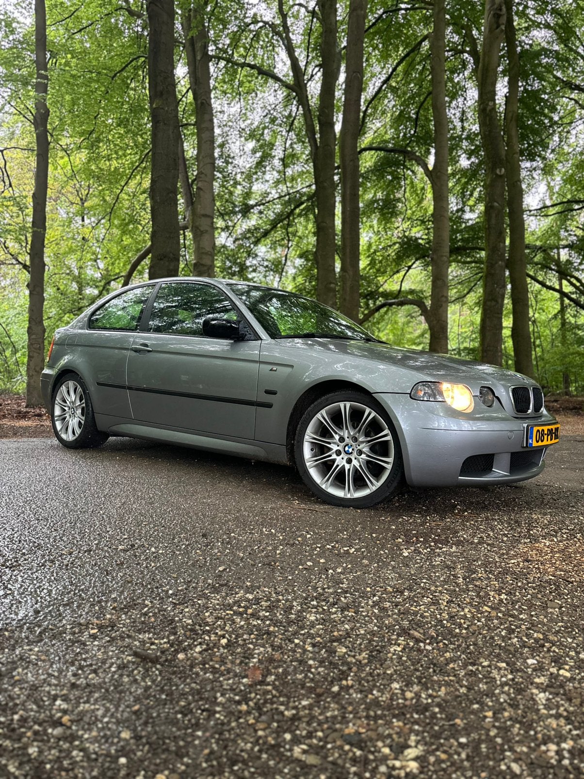 BMW 3-Serie 2.0 TI 318 Compact 2004 Grijs, Auto's, BMW, Particulier, 3-Serie, Benzine, D, Hatchback, Handgeschakeld, Origineel Nederlands