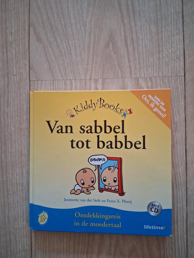 Van Sabbel tot Babbel - Ontdekkingsreis in de moedertaal, Ophalen of Verzenden, Zo goed als nieuw, Jeannette van der Stelt en Frans X. Plooij
