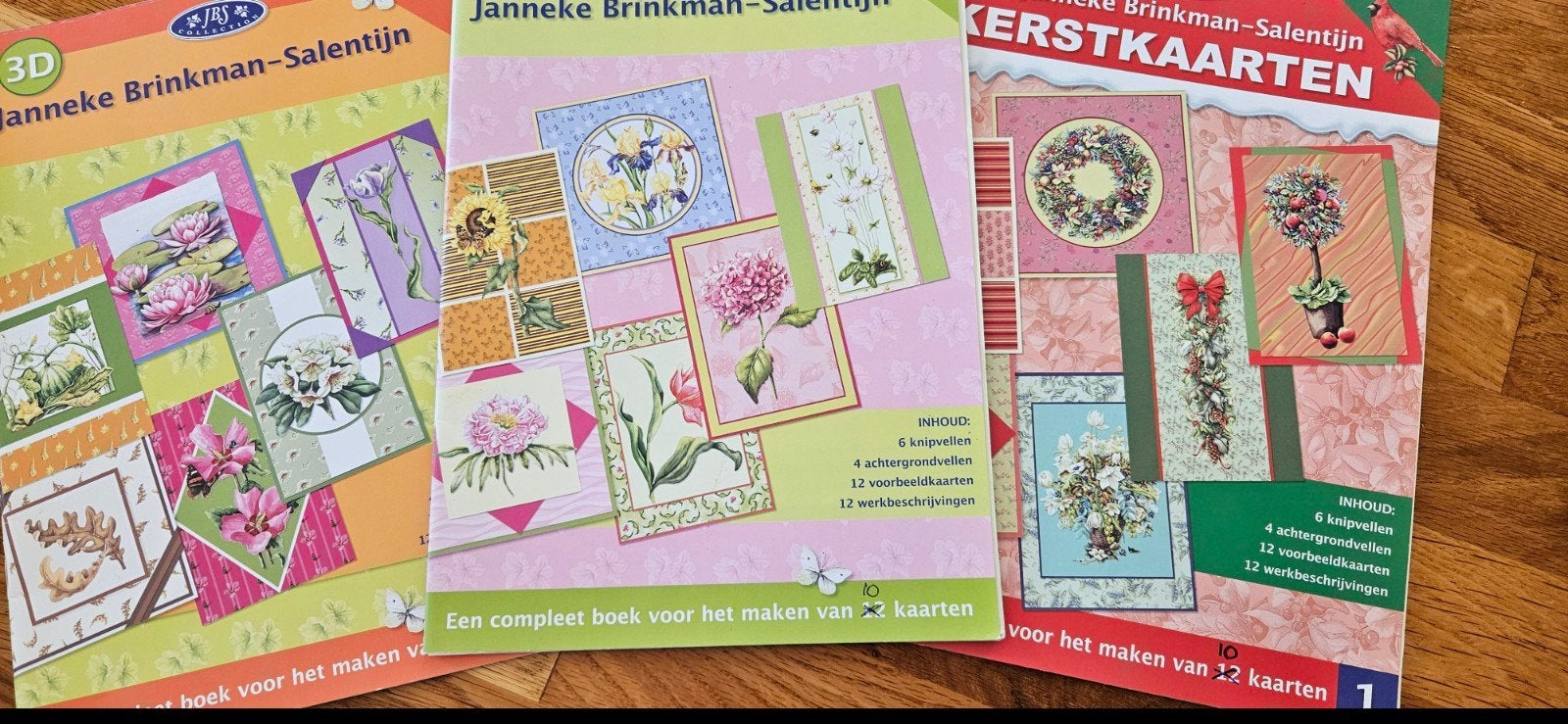 3D boekjes Janneke Brinkman-Salentijn, Hobby en Vrije tijd, Kaarten | Zelf maken, Ophalen, Gebruikt, Overige thema's, Overige typen