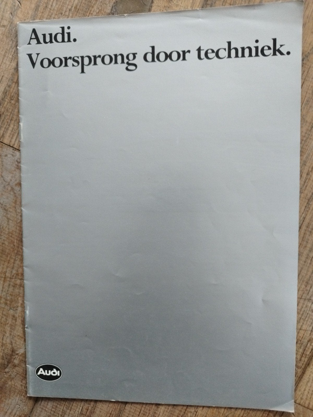 Audi brochure 1982 - Audi 80, 100, Quattro, Gelezen, Ophalen of Verzenden, Audi, Audi