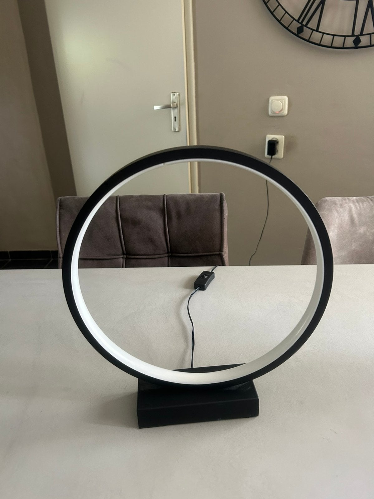 Ringlamp ca 30 cm, Minder dan 50 cm, Rond, Ophalen of Verzenden, Zo goed als nieuw