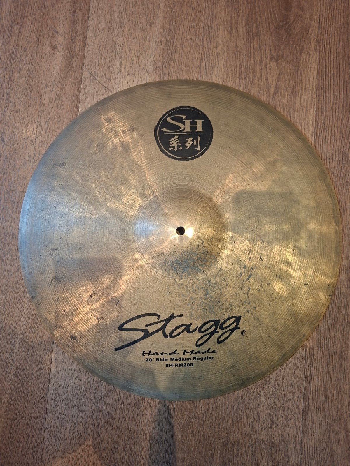 Stagg 20" medium ride cymbal bekken voor drumstel, Ophalen of Verzenden, Gebruikt, Drums of Percussie