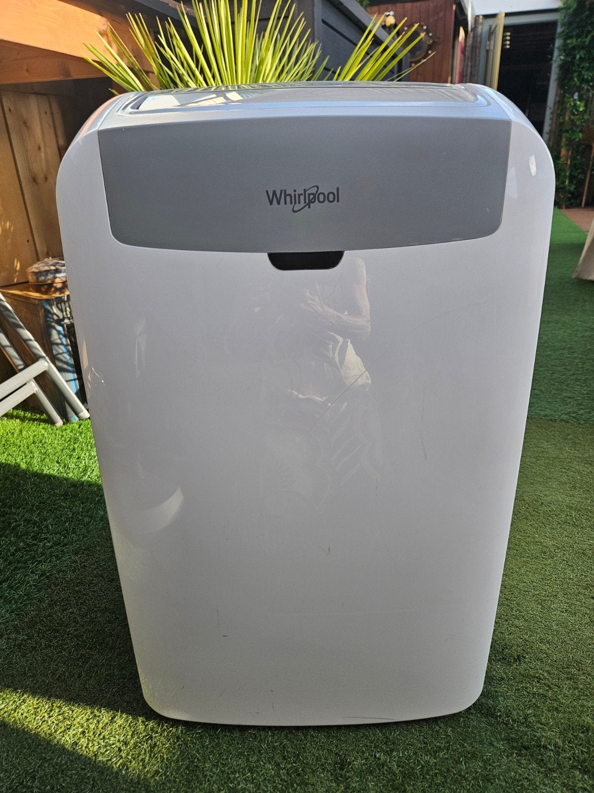 mobiele airco merk whirlpool eco silent, Ophalen, Minder dan 60 m³, 3 snelheden of meer, Zo goed als nieuw