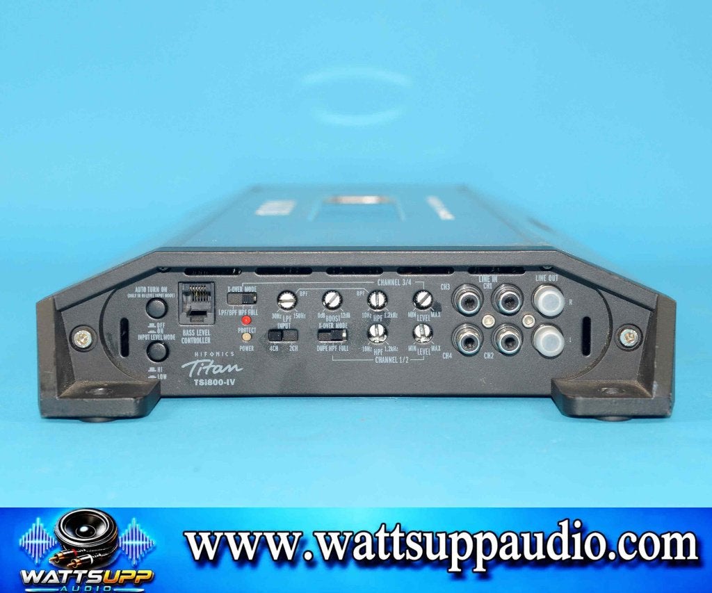 Hifonics TSi 800-IV Titan 4 kanaals versterker, Gebruikt, Audio Design, Am Breilingsweg 3, 76709 Kronau, Duitsland, Ophalen of Verzenden