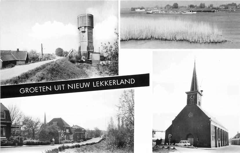 377-488-037 Nw Lekkerland Multiview, Ophalen of Verzenden, Voor 1920, Zuid-Holland