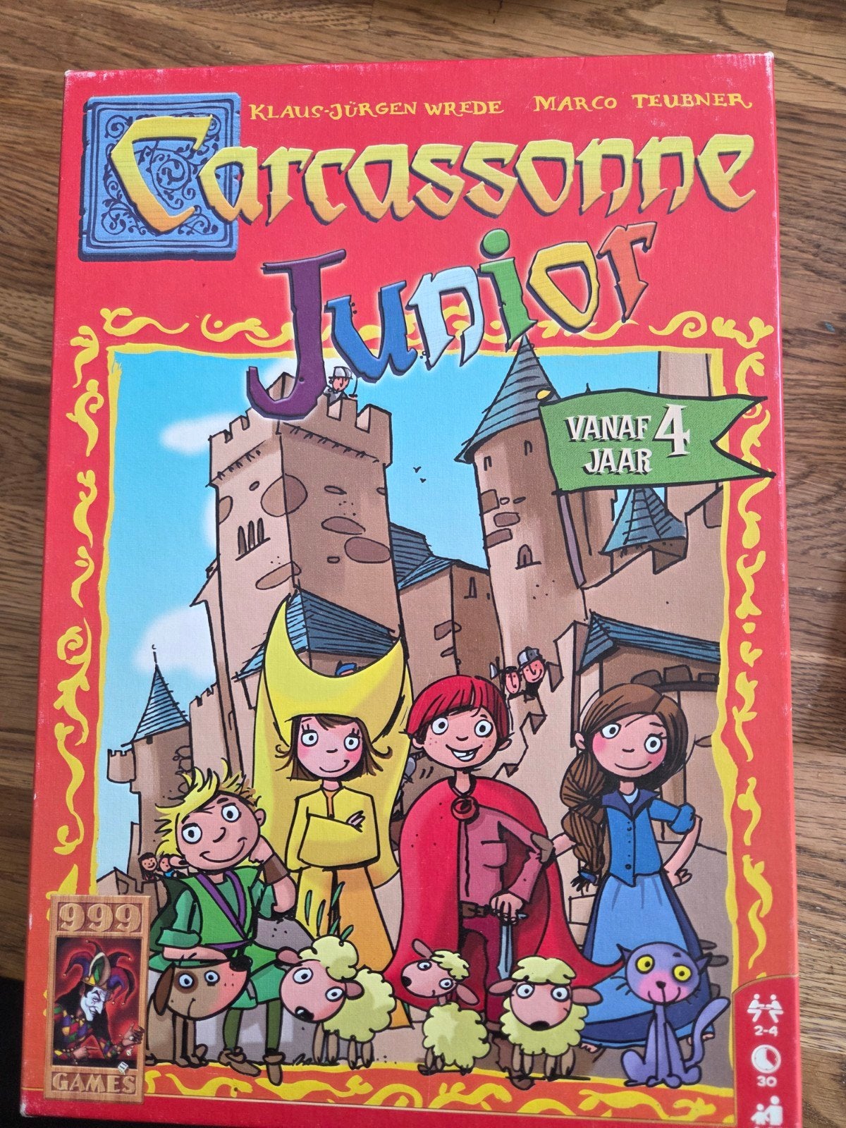 Carcassonne Junior - Leuk bordspel voor kinderen, Drie of vier spelers, Ophalen, Gebruikt, 999 Games