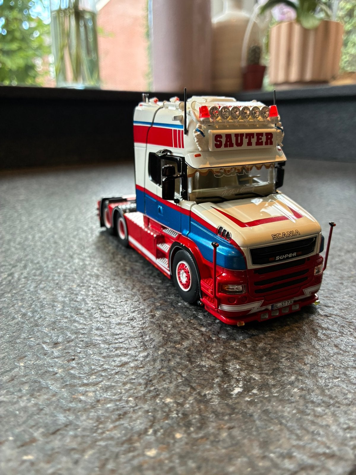 Sauter scania torpedo, Hobby en Vrije tijd, Ophalen of Verzenden, Zo goed als nieuw, Bus of Vrachtwagen, Tekno