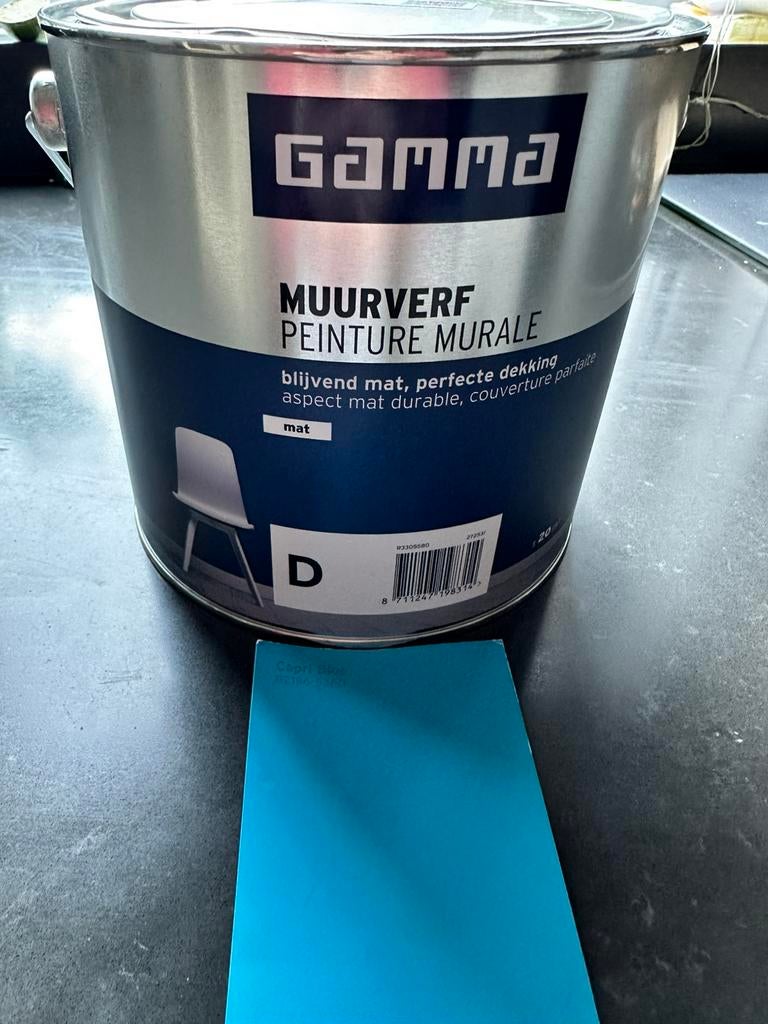 Gamma mengverf ongebruikt!!, Ophalen, Zo goed als nieuw