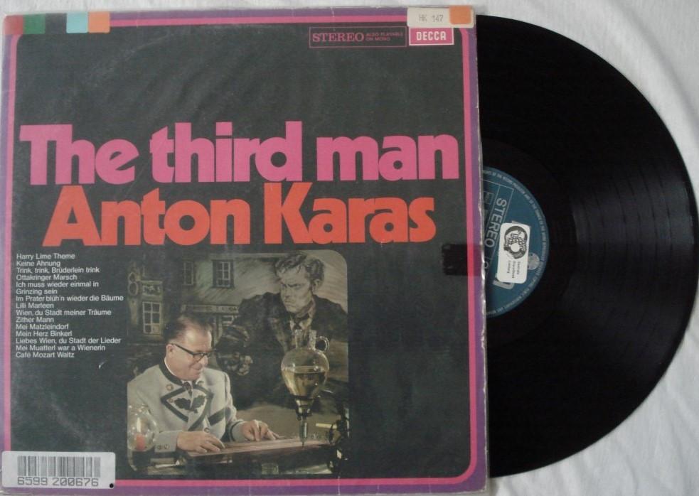 Anton Karas - The third man, Ophalen of Verzenden, Gebruikt, 12 inch
