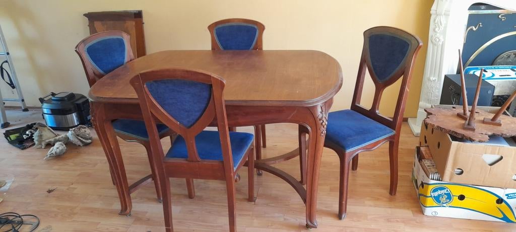 Jugendstill eettafel, Antiek en Kunst, Ophalen of Verzenden