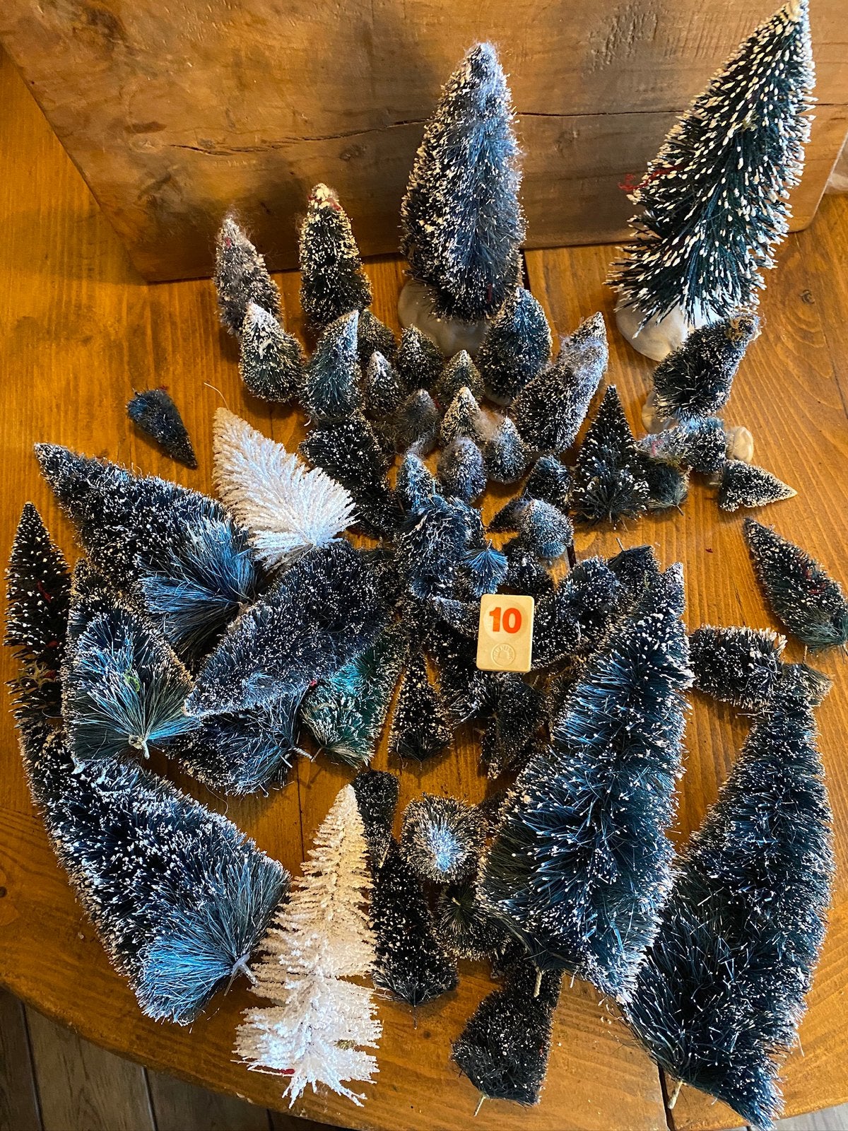 Kerstdorp bomen, Ophalen of Verzenden, Zo goed als nieuw