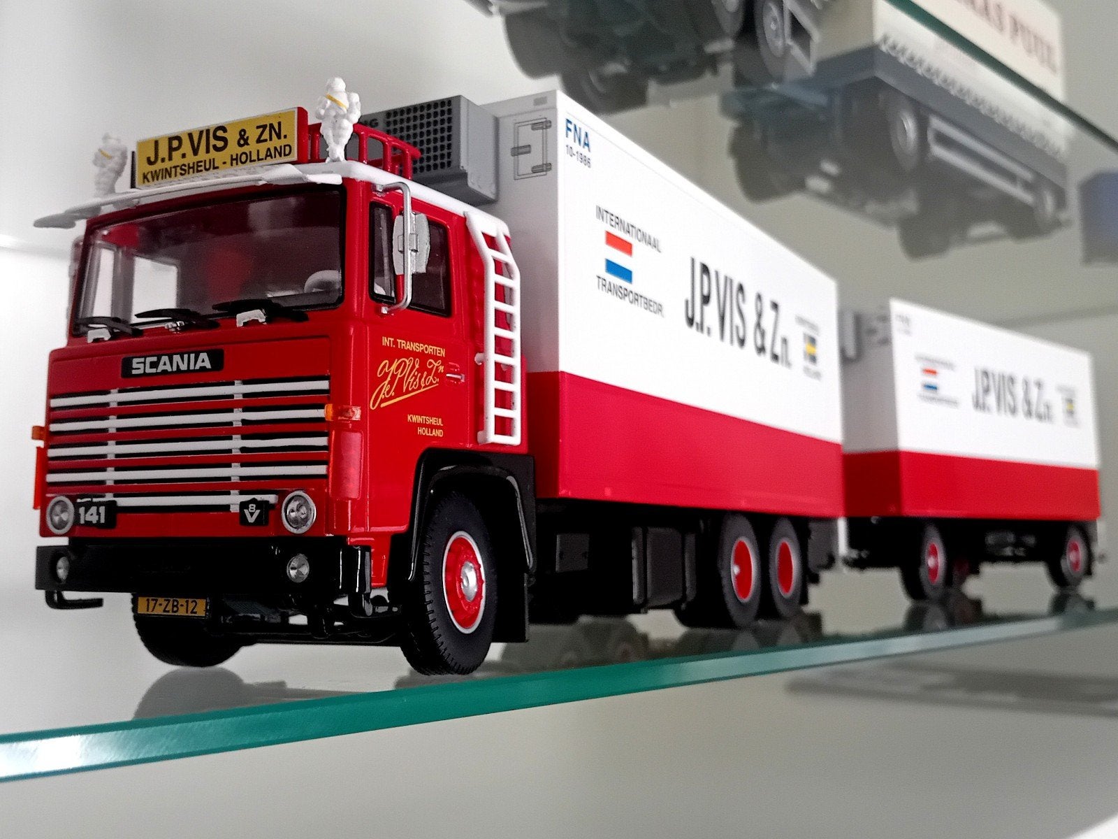 Tekno Scania 141 JP Vis ruilen Börje Jönsson, Ophalen, Zo goed als nieuw, Bus of Vrachtwagen, Tekno