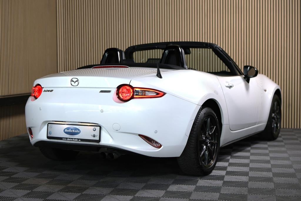 Mazda MX-5 1.5 SkyActiv-G 131 GT-M BOSE LEDER NAVI KEYLESS C, Achterwielaandrijving, Gebruikt, Zwart, 4 cilinders
