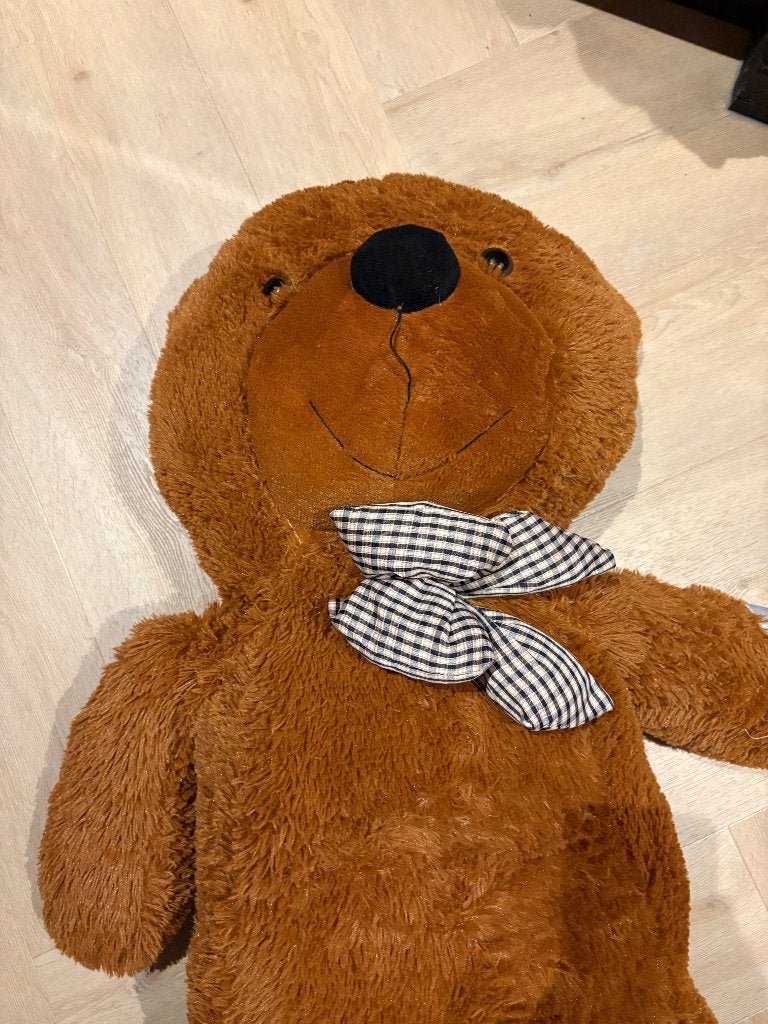 Grote teddybeer 150 cm, Kinderen en Baby's, Overige karakters, Ophalen, Zo goed als nieuw, Beer