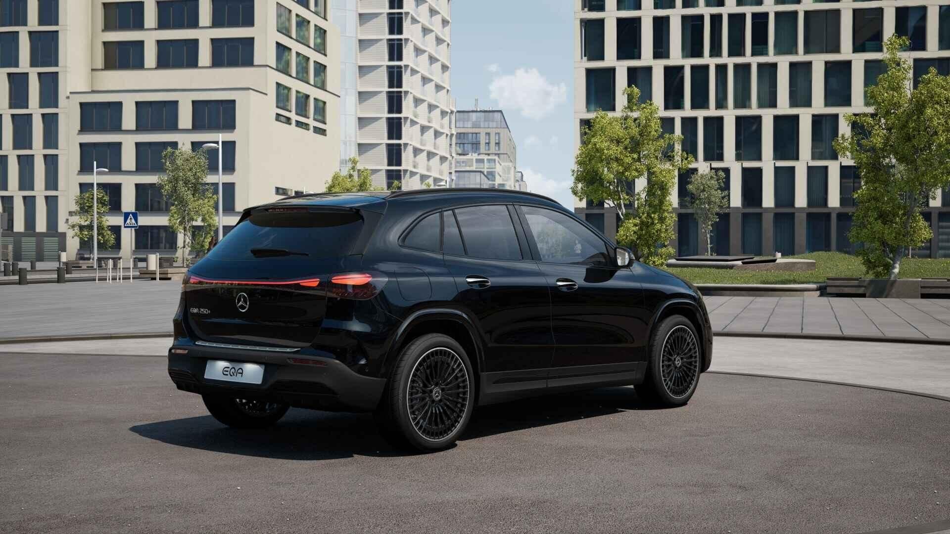 Mercedes-Benz EQA 250+ Business Solution AMG 71 kWh | Night, Auto's, Dealer onderhouden, Gebruikt, Zwart, 445 min