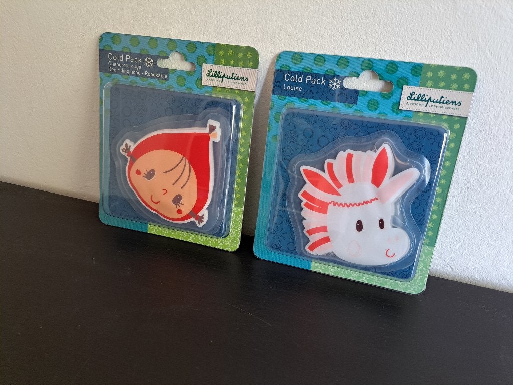 2x Lilliputiens coldpack koelelement NIEUW, Overige typen, Ophalen of Verzenden, Nieuw, Overige merken