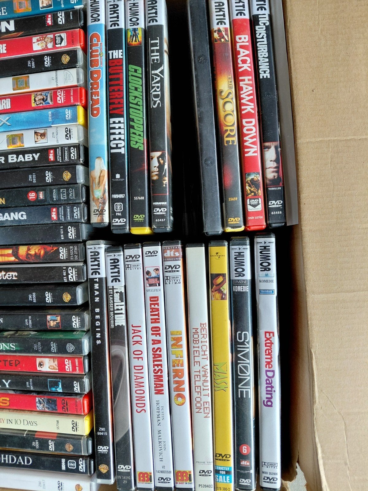 87 Originele DVD's - Diverse Genres (ex-videotheek), Ophalen, Nederlands