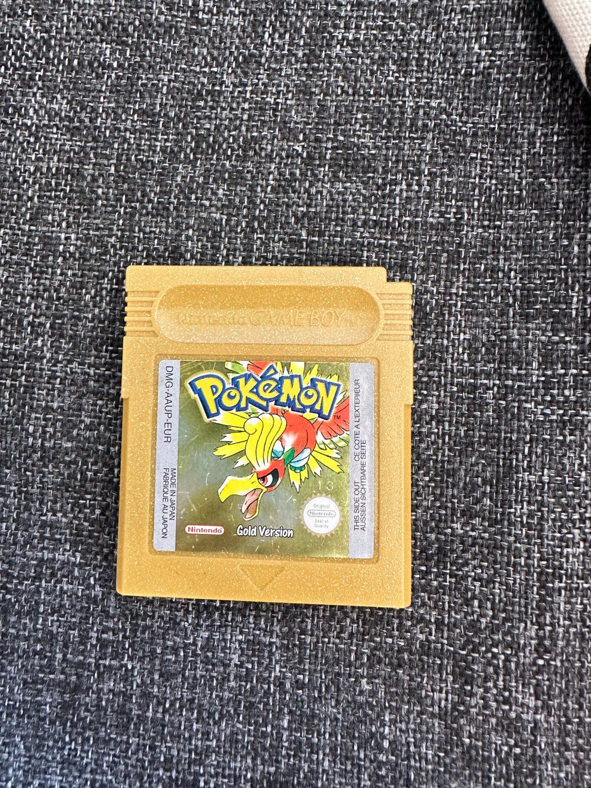 Pokémon Gold Version Game Boy Color, Gebruikt, 1 speler, Ophalen of Verzenden, Role Playing Game (Rpg)