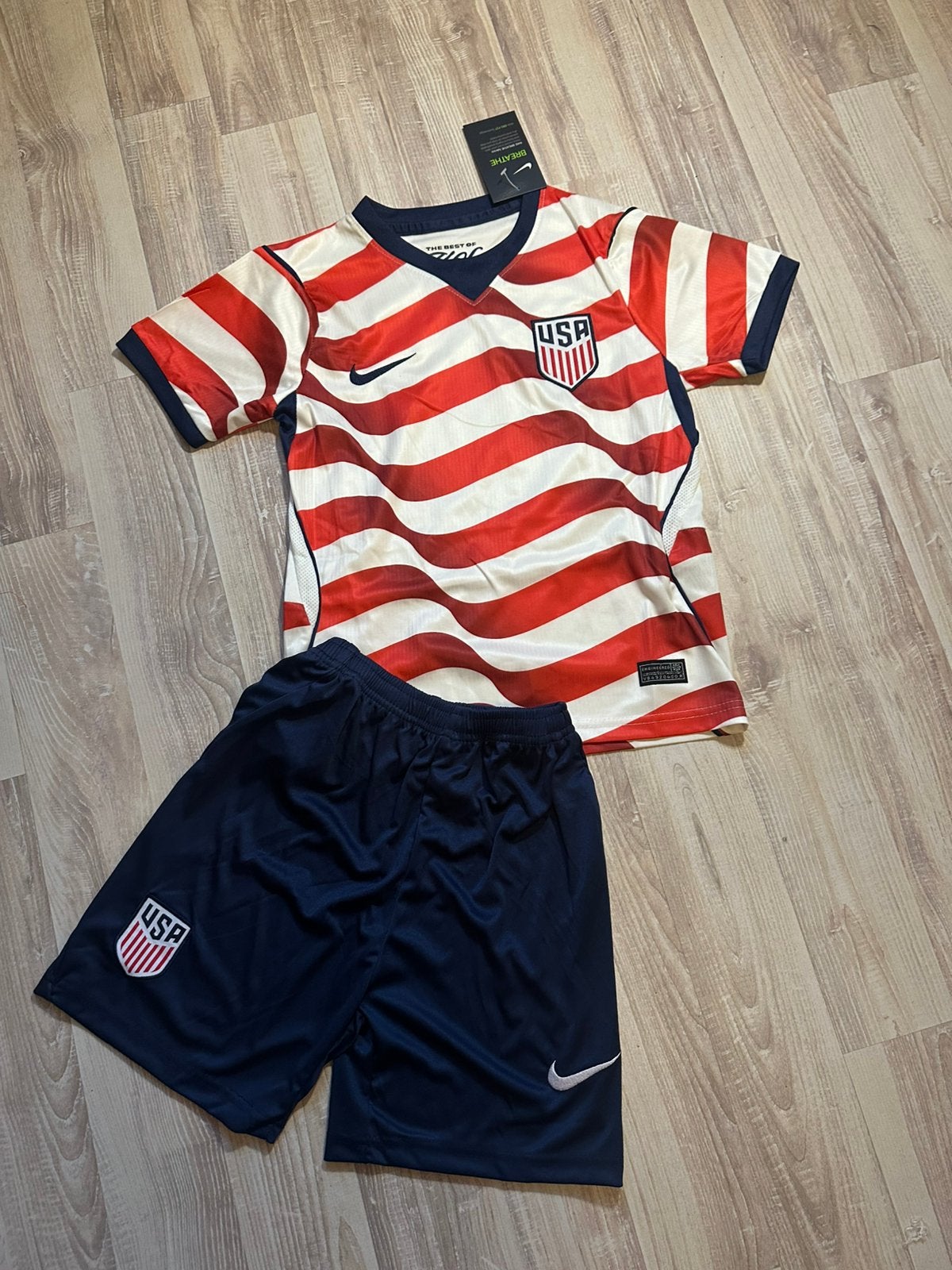 USA Kit / Tenue 2026 Kids Maat 104 t/m 152, Sport en Fitness, Voetbal, Maat XS of kleiner, Verzenden, Nieuw, Set