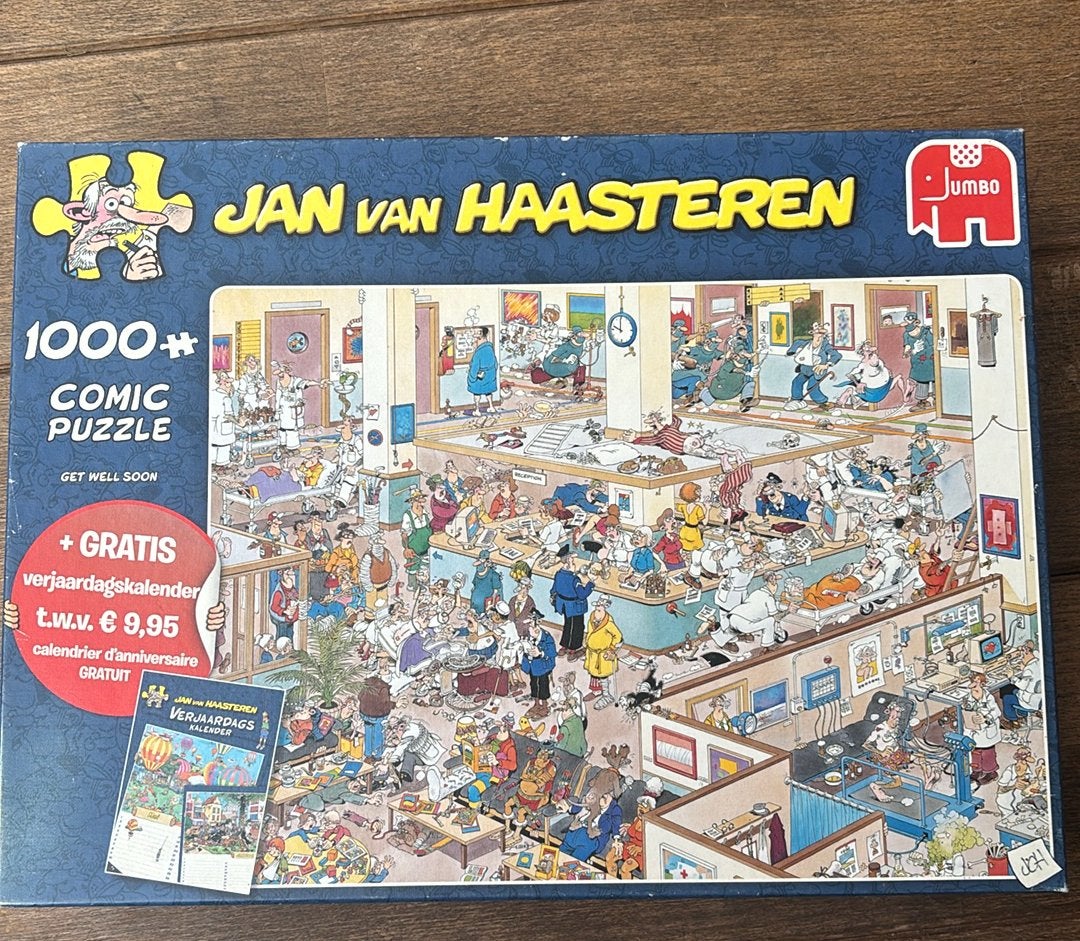 Jan van Haasteren 1000 stukjes, Hobby en Vrije tijd, Denksport en Puzzels, Ophalen of Verzenden, 500 t/m 1500 stukjes, Zo goed als nieuw