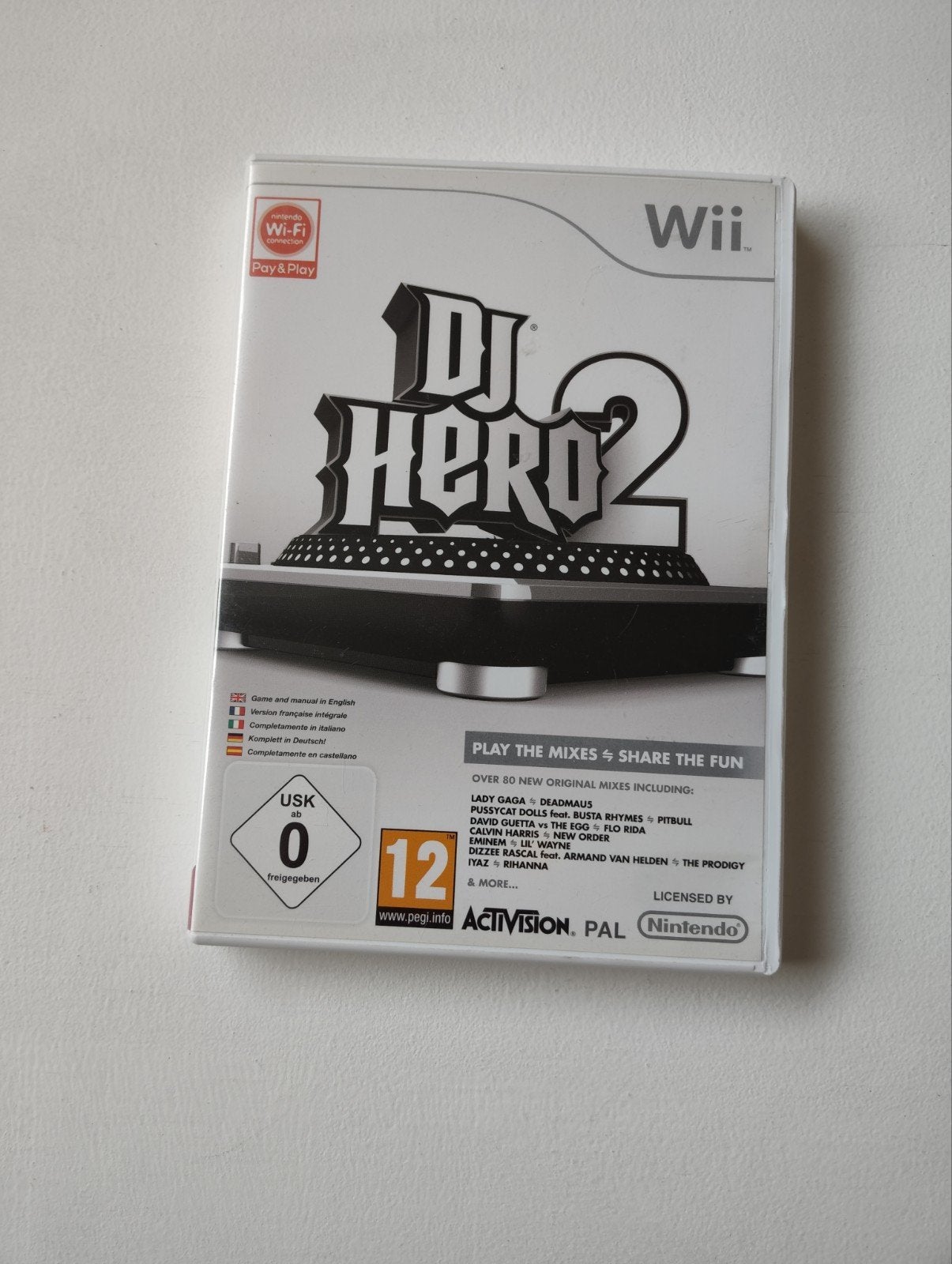DJ Hero 2 voor Nintendo Wii - Muziekgame, Spelcomputers en Games, Muziek, Gebruikt, 2 spelers, Eén computer