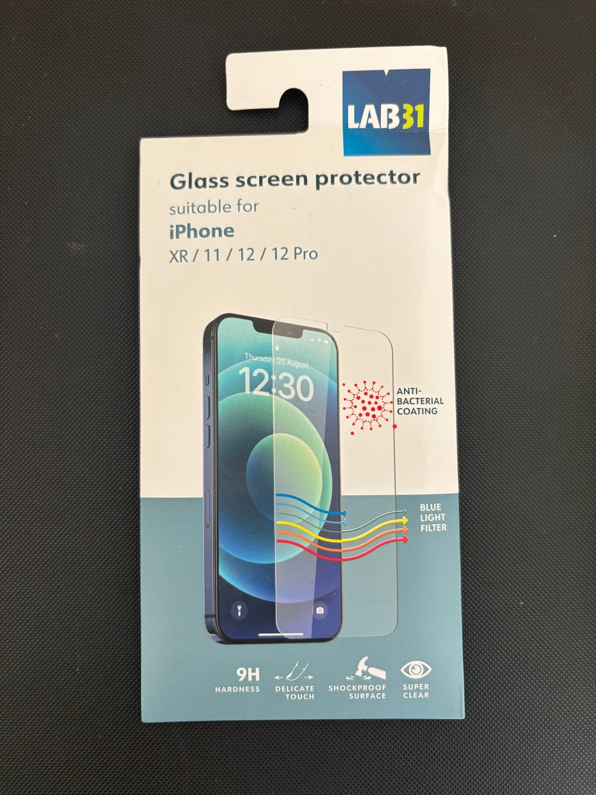 LAB31 Glazen Screenprotector iPhone XR/11/12/12 Pro, Telecommunicatie, Overige merken, Nieuw, Ophalen of Verzenden, IPhone XR