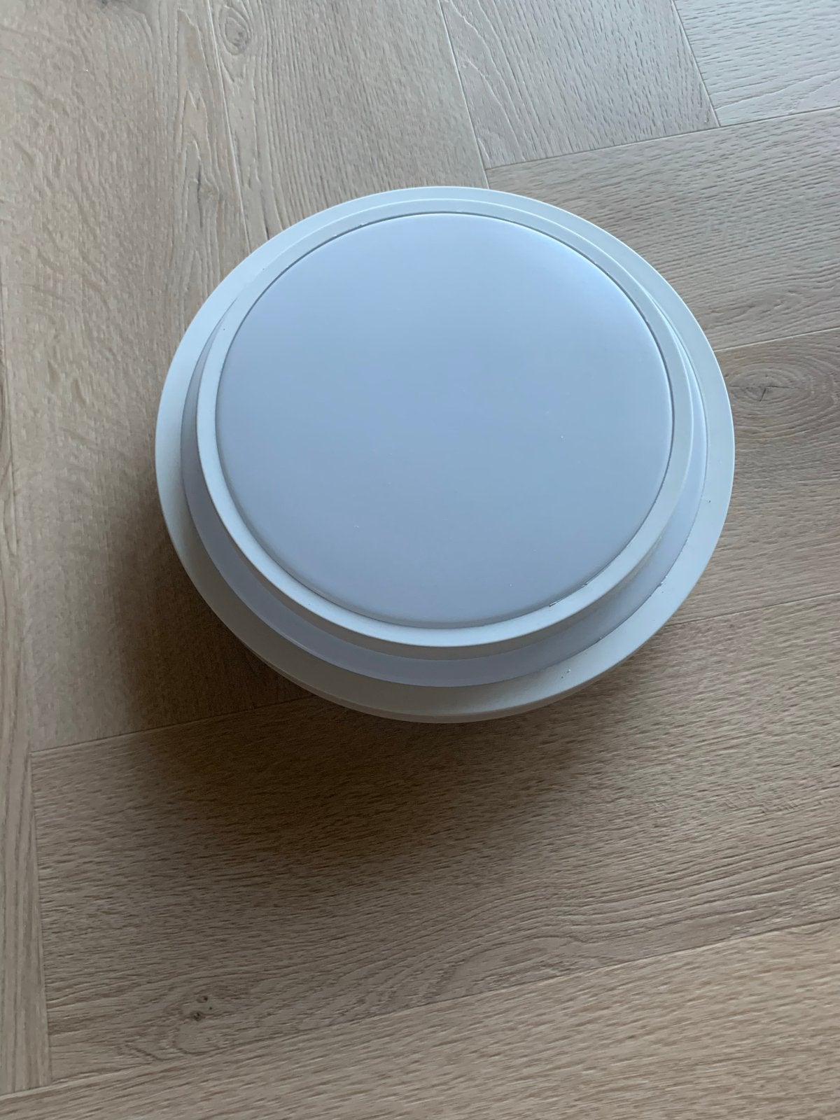 Moderne witte LED plafondlamp - 35 cm diameter, nieuw!, Kunststof, Modern, LED, Ophalen of Verzenden