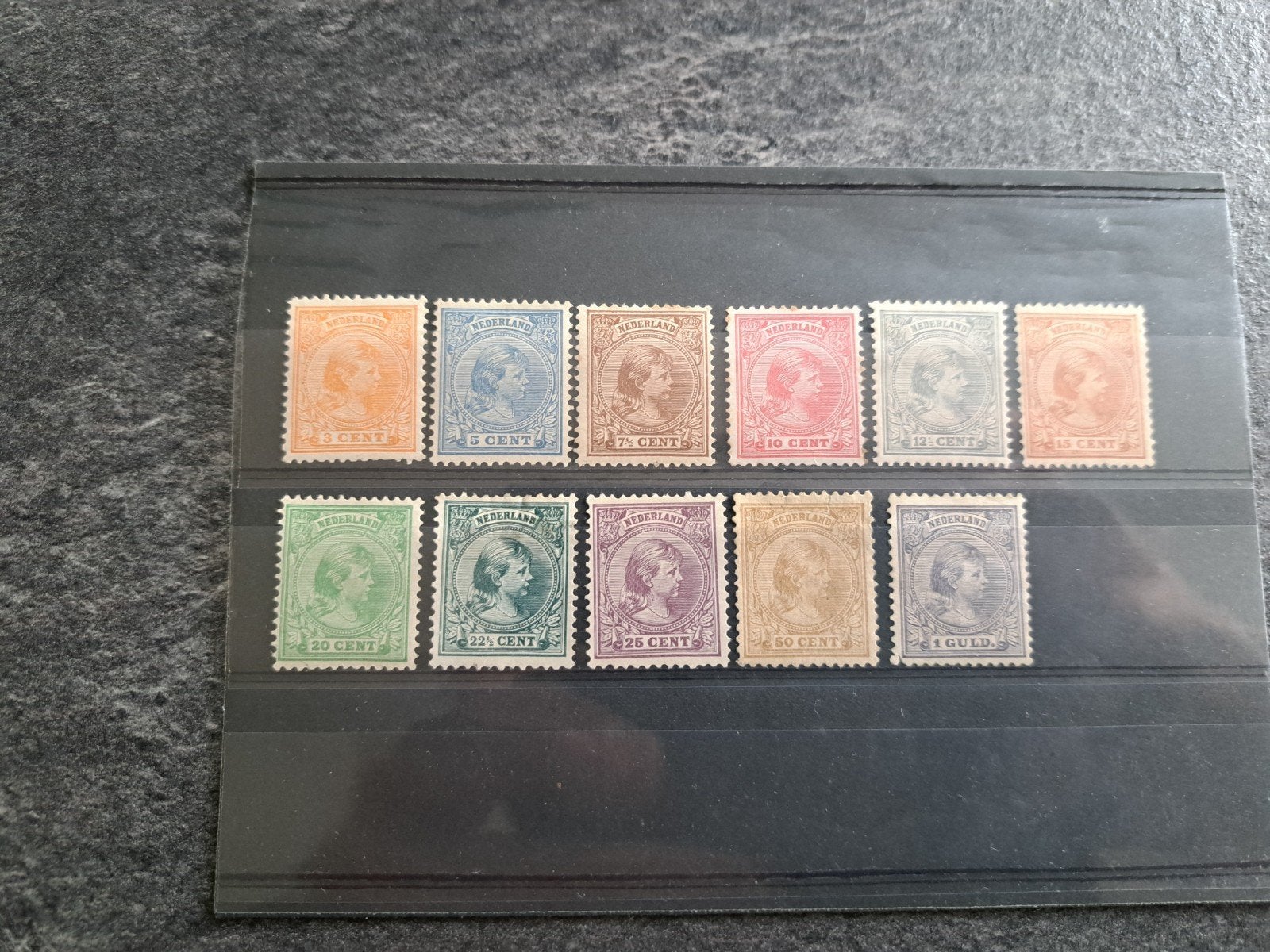 Nederland NVPH 34/44 ongebruikt - Koningin Wilhelmina, Postzegels en Munten, Postzegels | Nederland, Postfris, T/m 1940, Ophalen of Verzenden
