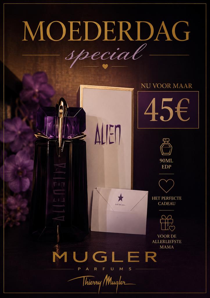Alien Thierry mugler, Sieraden, Tassen en Uiterlijk, Uiterlijk | Parfum, Zo goed als nieuw, Verzenden
