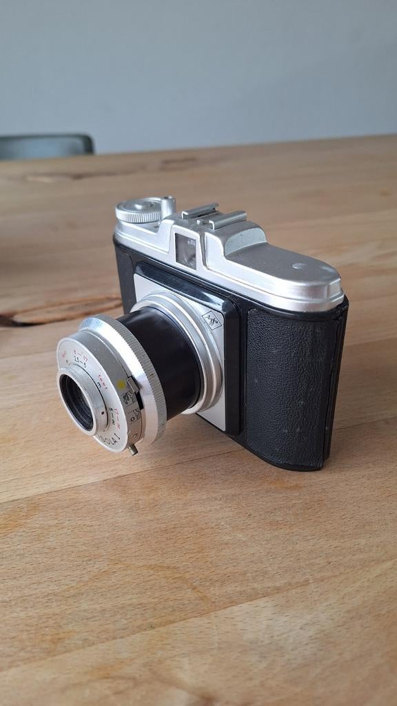 Agfa Isola 1 vintage fotocamera uit de jaren '50, Ophalen of Verzenden, Gebruikt, Compact, Overige Merken
