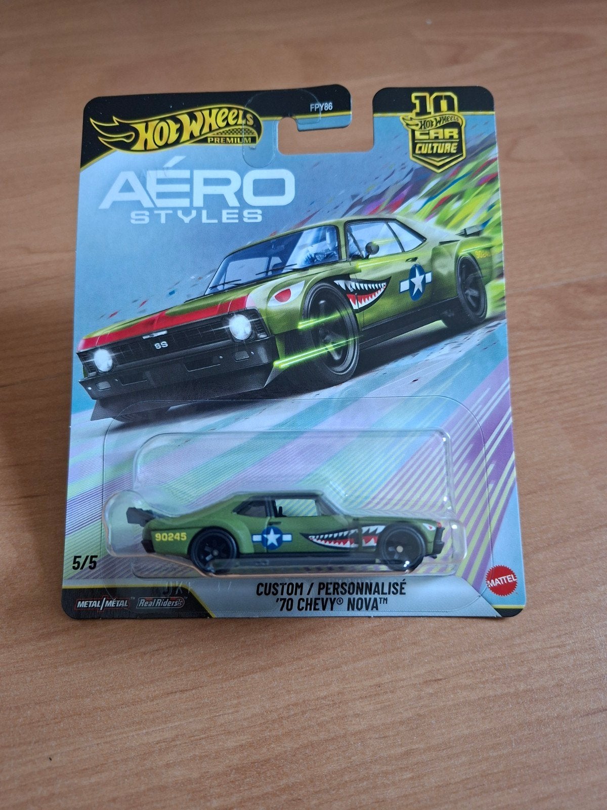 Hot Wheels Premium '70 Chevy Nova Aero Styles, Ophalen of Verzenden, Nieuw, Auto