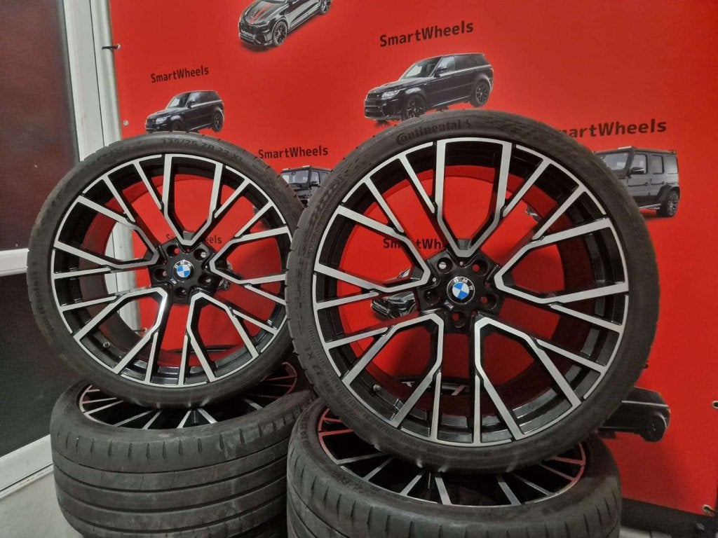 22 inch BMW BREEDSET 809 M X5 X6 F15 F16 E70 E71 VELGEN, Niet ingevuld, 295 mm, Banden en Velgen, Niet ingevuld