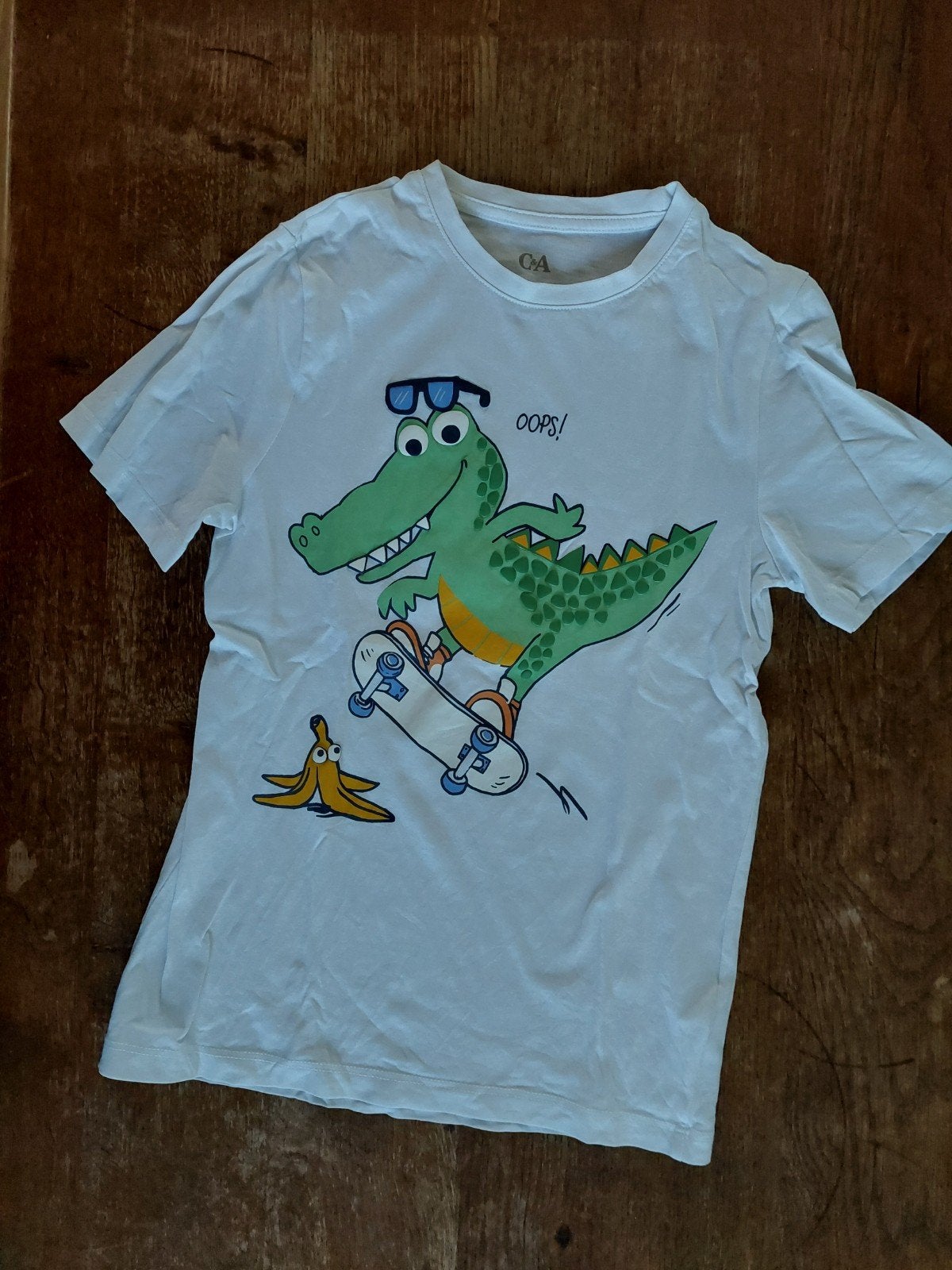 Shirt met korte mouw maat 140, Kinderen en Baby's, Kinderkleding | Maat 140, C&A, Jongen of Meisje, Ophalen of Verzenden, Zo goed als nieuw