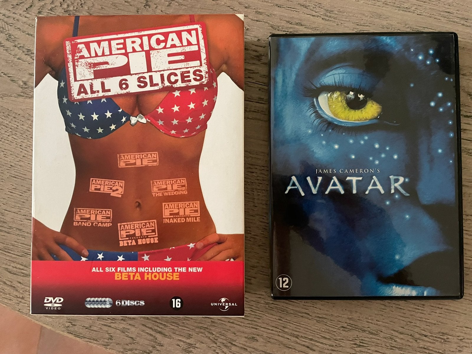dvd AMERICAN PIE 6 discs & AVATAR 1 disc samen €5,00, Engels, Nederlands, Overige genres, Ophalen of Verzenden