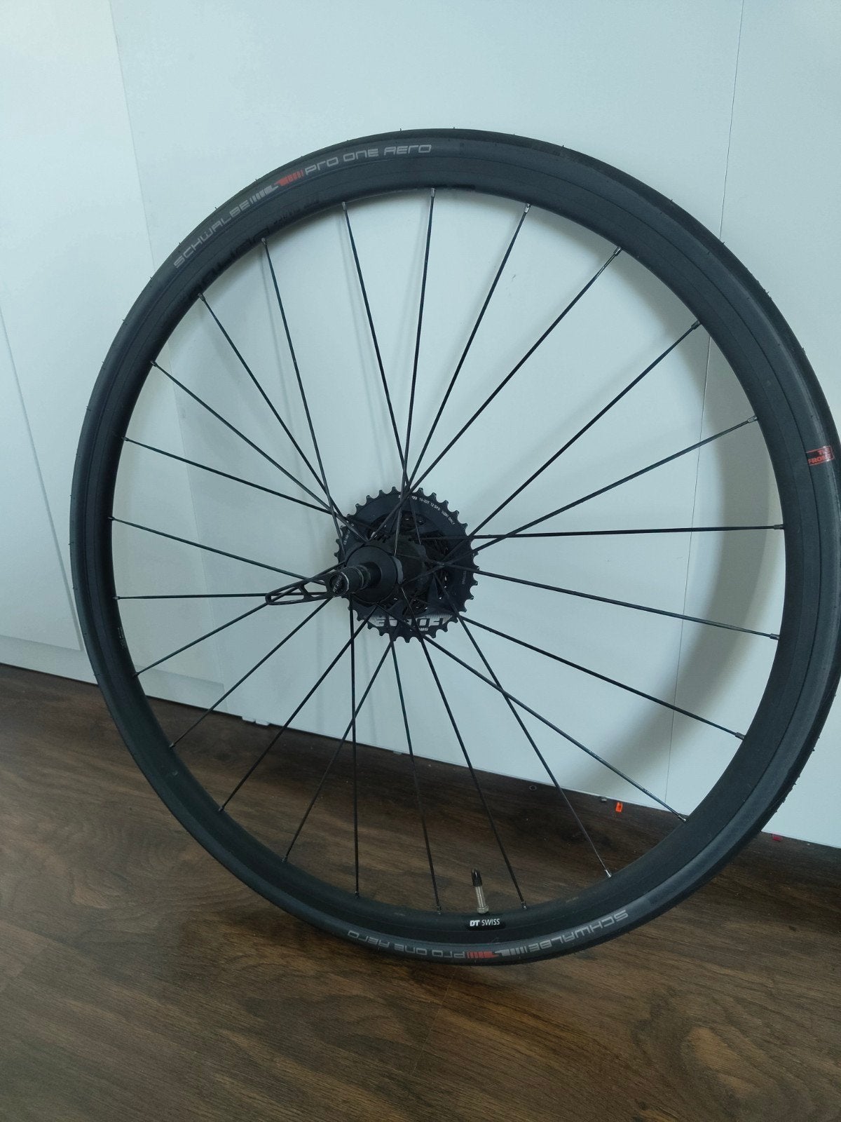 Dt swiss pr1400 dicut achterwiel, Dt swiss, Zo goed als nieuw, Aluminium, Racefiets