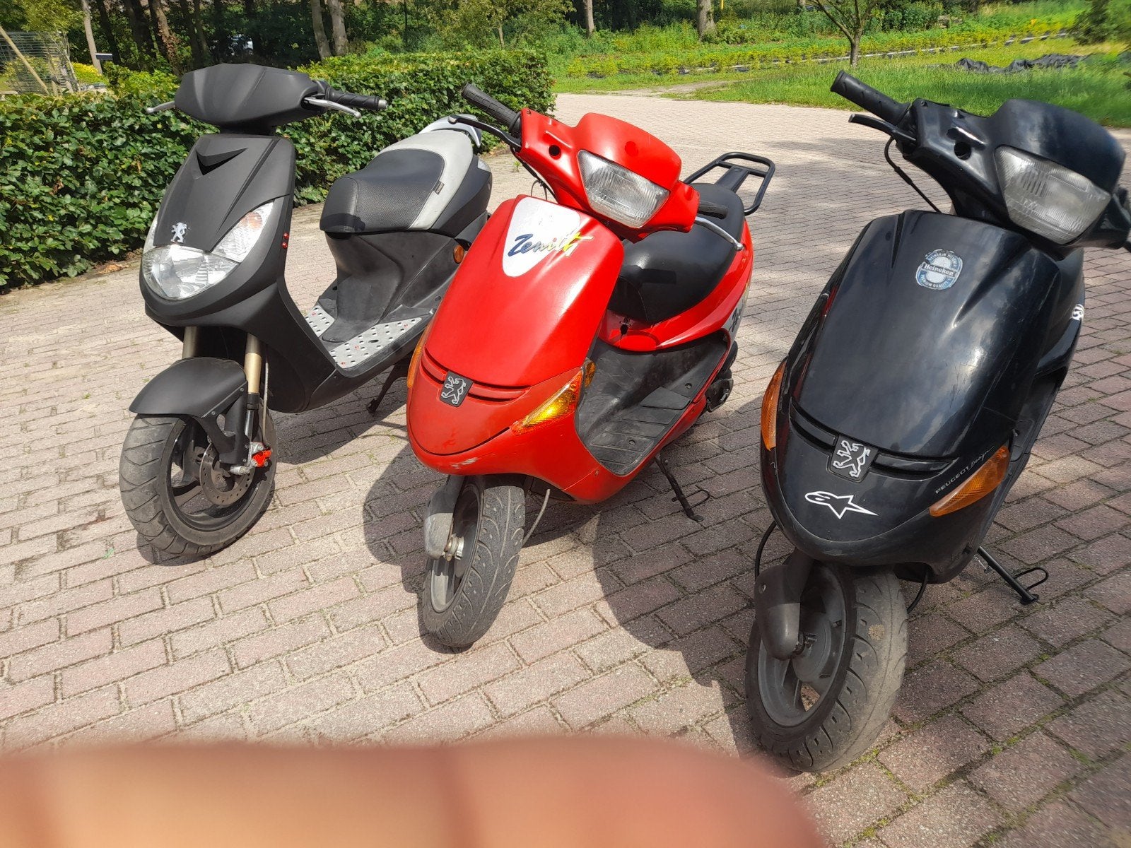 2x peugeot zenith 1x peugeot vivacity, Ophalen, Gebruikt, Tweetakt, Vivacity