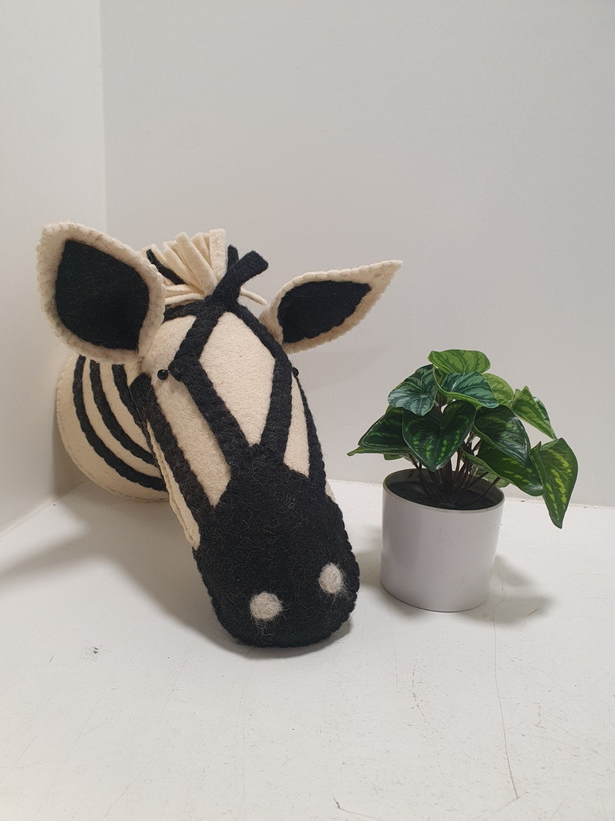 KidsDepot Zebra wandknuffel, Overige merken, Ophalen of Verzenden, Zo goed als nieuw, Wanddecoratie