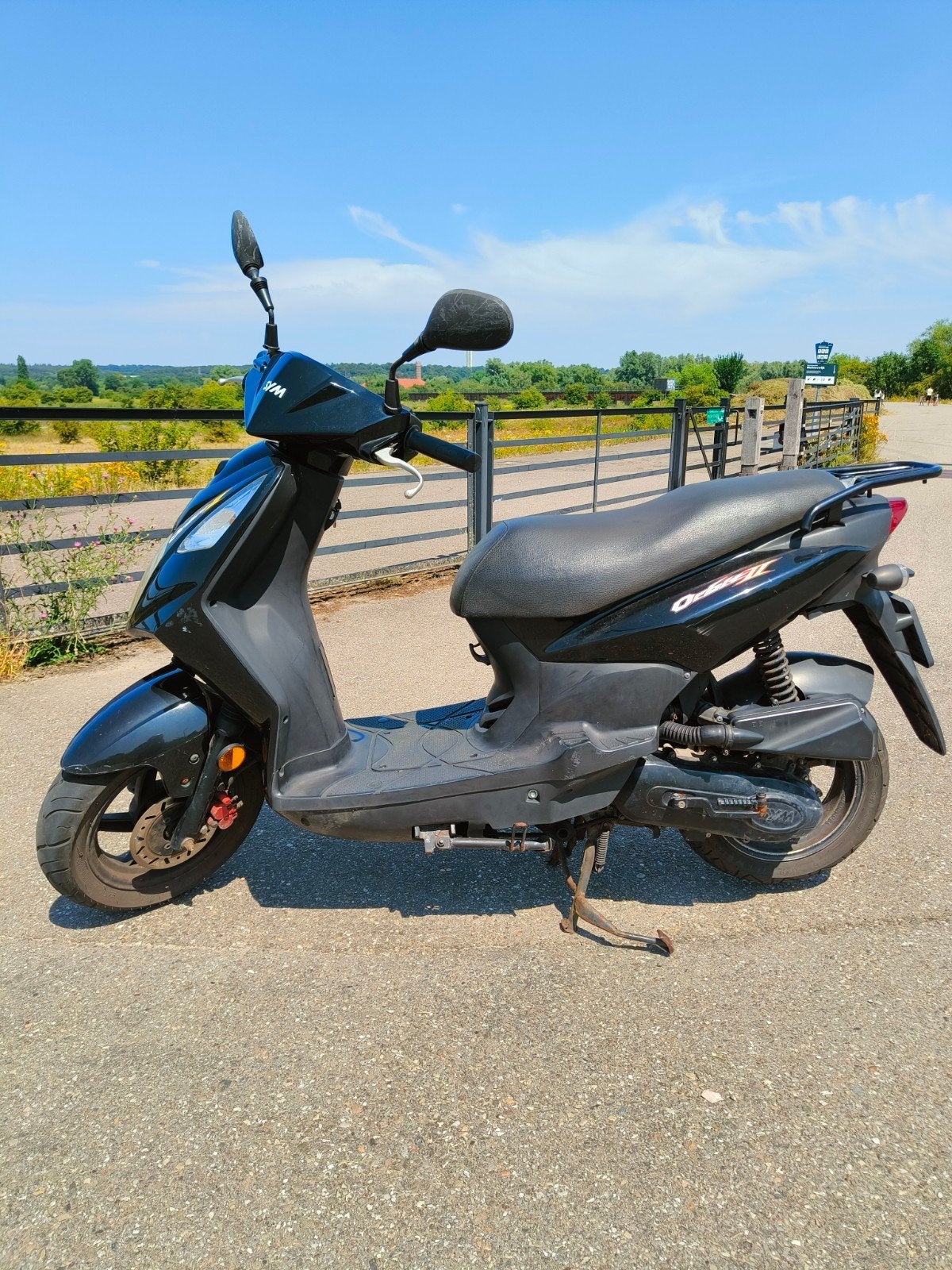 Sym Orbit 2 Bromscooter geel kenteken, Ophalen, Gebruikt, Maximaal 45 km/u, Benzine