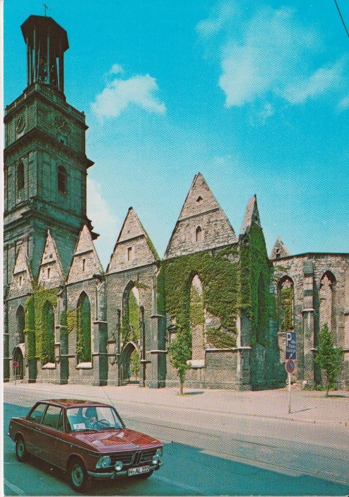Duitsland, Hannover, met auto, BMW 02 serie, Ophalen of Verzenden, 1960 tot 1980, Gelopen, Duitsland