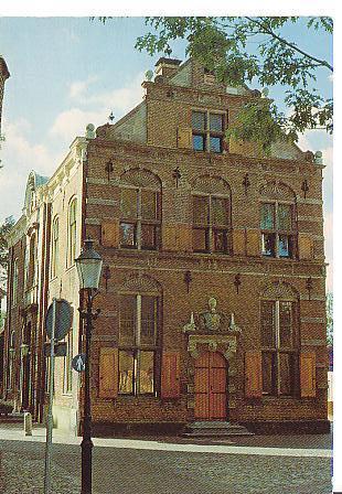 Ansichtkaart	Lochem	Gemeentehuis, Verzamelen, Verzenden, 1960 tot 1980, Ongelopen, Gelderland