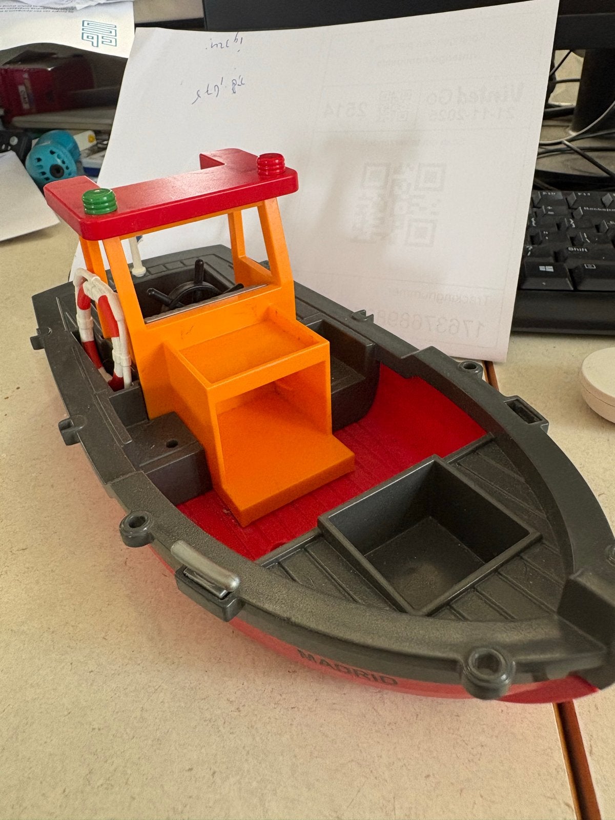 Playmobil boot - Sinterklaas thema, Gebruikt, Complete set, Ophalen of Verzenden, Boot/Schip