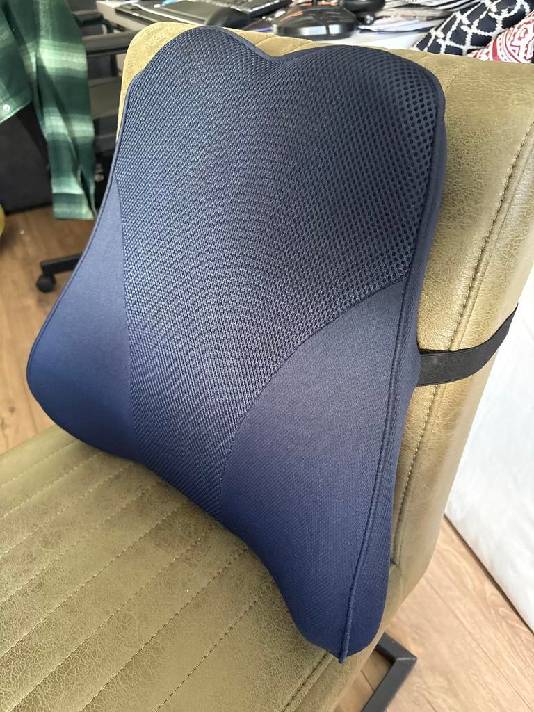 Ergonomisch Lendenkussen - Comfortabel & Ondersteunend, Ophalen of Verzenden, Zo goed als nieuw, Blauw