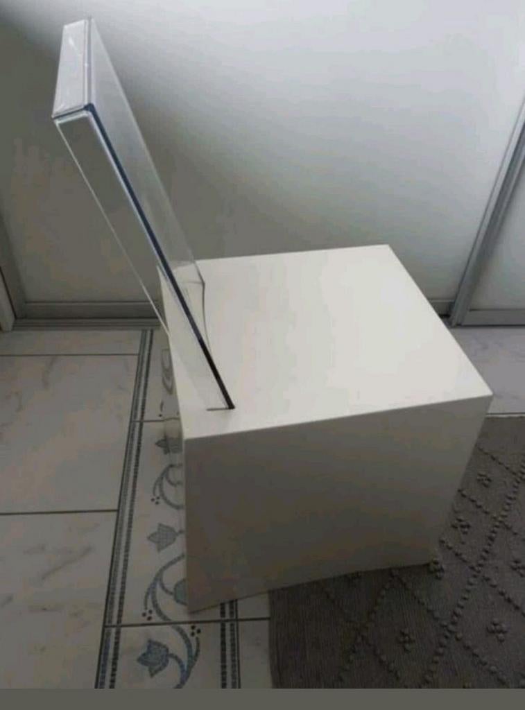 Twee Kartell Miss Less stoelen - Philippe Starck design, Kunststof, Gebruikt, Twee, Wit