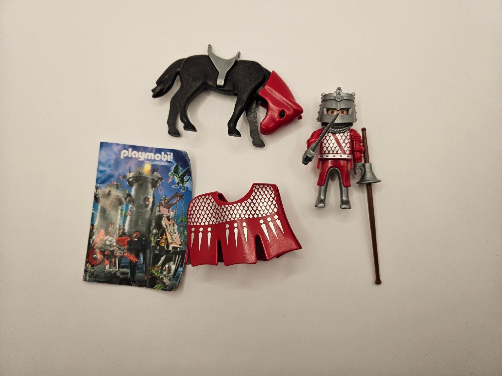 Playmobil 4920 Red Tournament Knight, Ophalen of Verzenden, Zo goed als nieuw, Overige series, Figuren