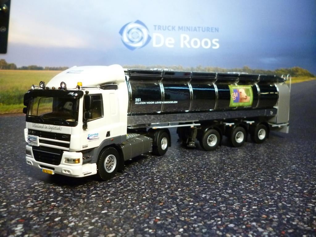 WSI DAF CF 85 Germo Logistiek, Hobby en Vrije tijd, Modelauto's | 1:50, Ophalen of Verzenden, Nieuw, Bus of Vrachtwagen, Wsi
