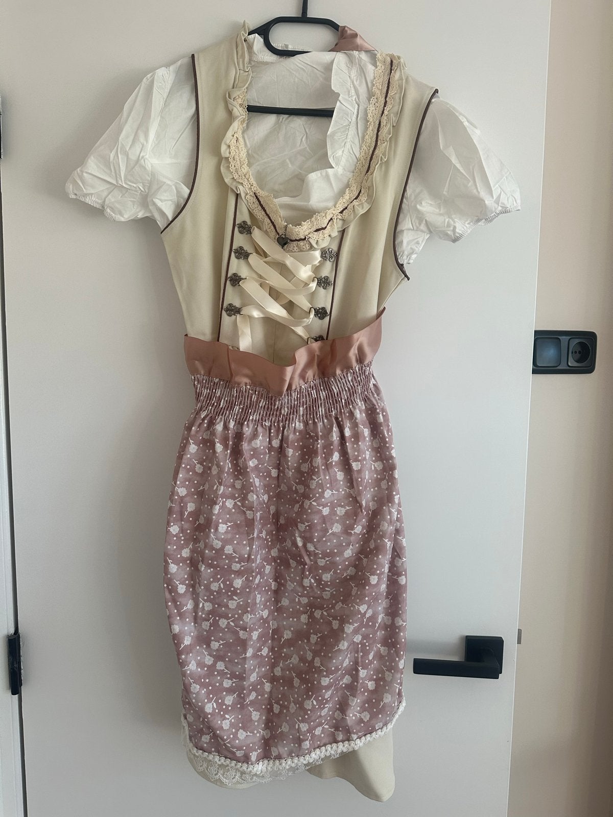 Dirndl Oktoberfest Jurk - Maat XL, Kleding | Dames, Maat 46/48 (XL) of groter, Nieuw, Knielengte, Meerkleurig